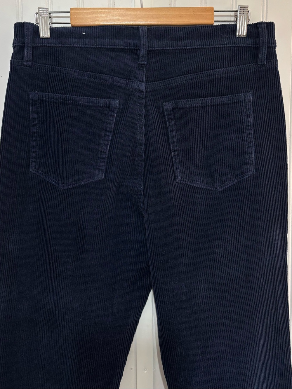 LOFT Women’s Navy Blue Corduroy Straight Leg Pants Size 10 / 30 - Picture 6 of 12
